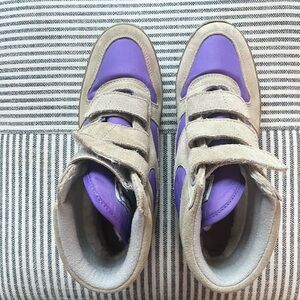 10 (9) Vintage LL Bean Sueded Velcro Hightop Sneaker Winter Boot—Read Descriptor